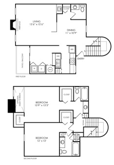 floor plan photo of the arbor at The Evaline