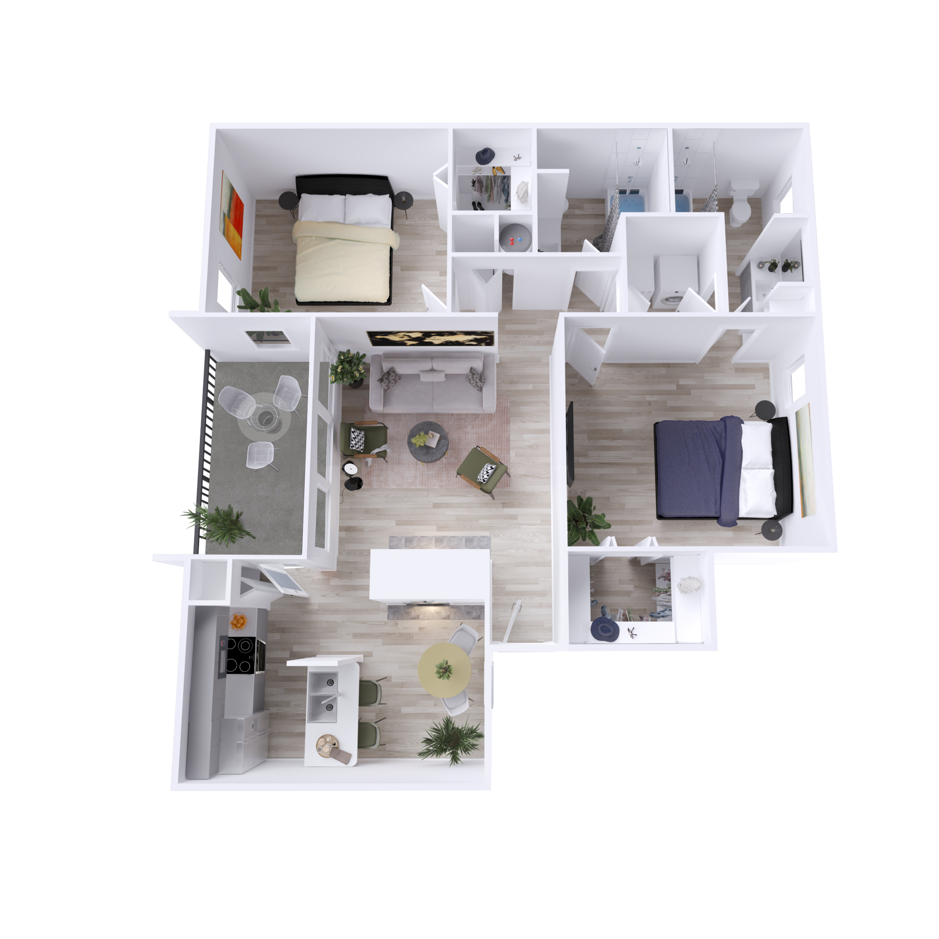 B1 Classic - 3D Plan